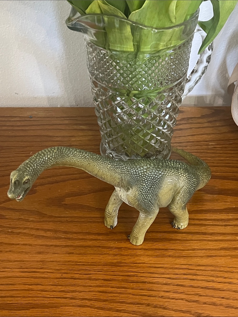 Schleich Green Brachiosaurus Reptile Figurine - Decorative Pet Reptile Toy